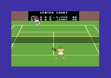 On-Court Tennis screenshot 4 for Commodore 64